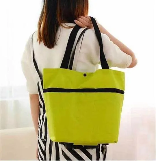 2 in 1 Extensible Shopping Bag on Wheels