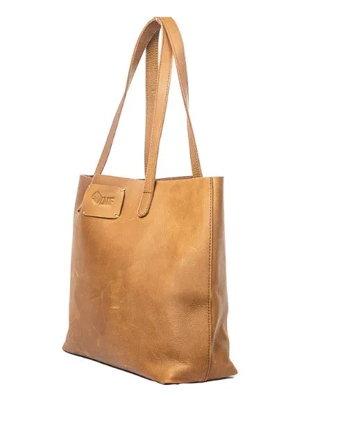 Addis Vintage Brown Classic Tote Handbag