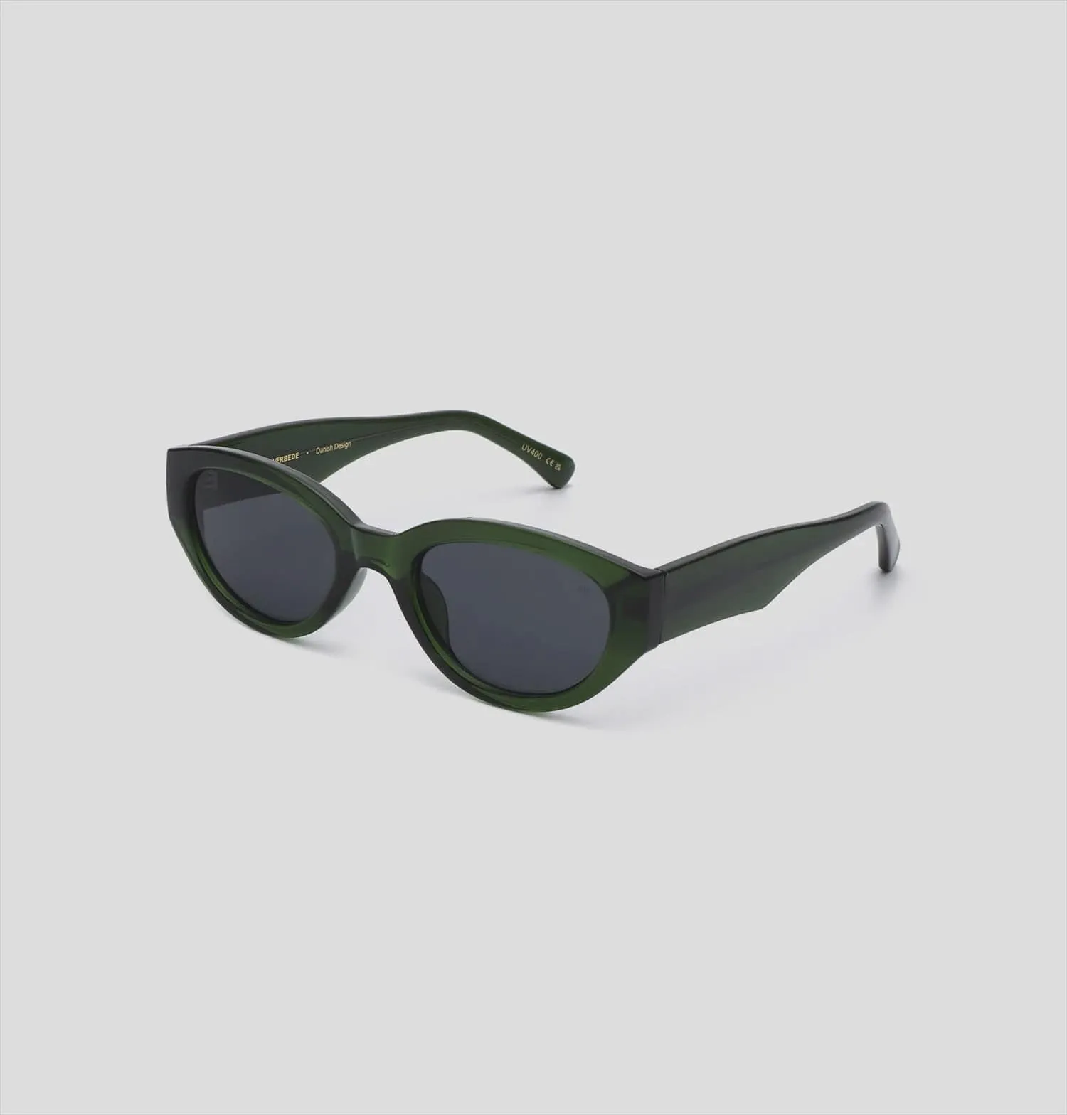 A.Kjaerbede Winnie Sunglasses Dark Green Transparent