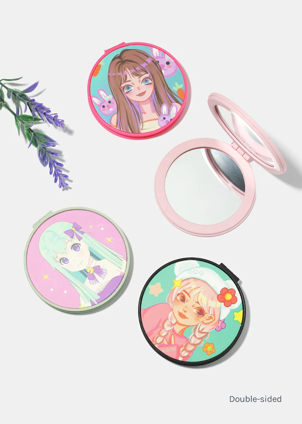 AOA Double-Sided Compact Mirror - Girls