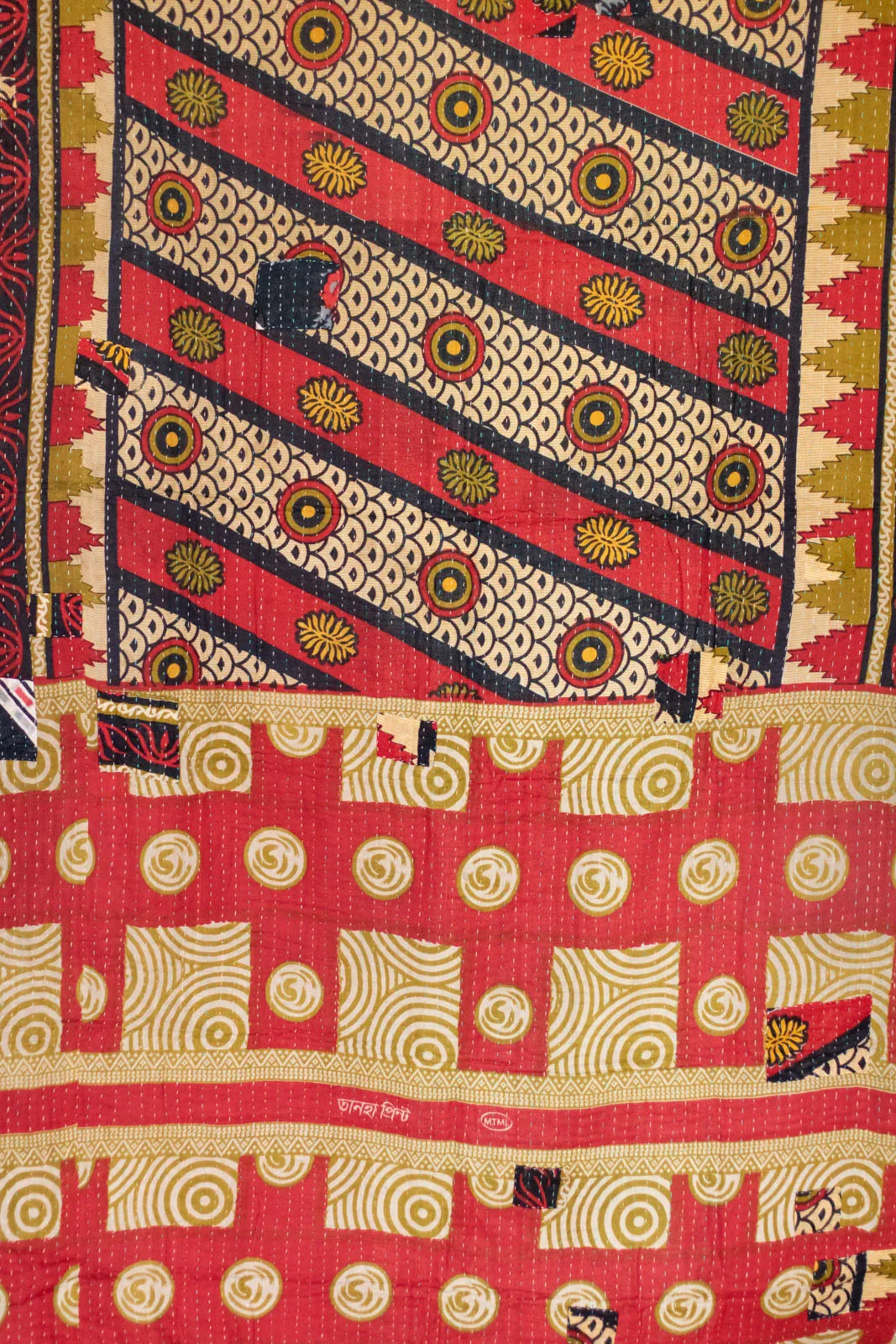 Background Kantha Throw