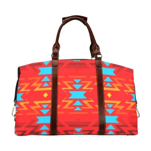 Big Pattern Fire Colors and Sky Sierra Classic Travel Bag