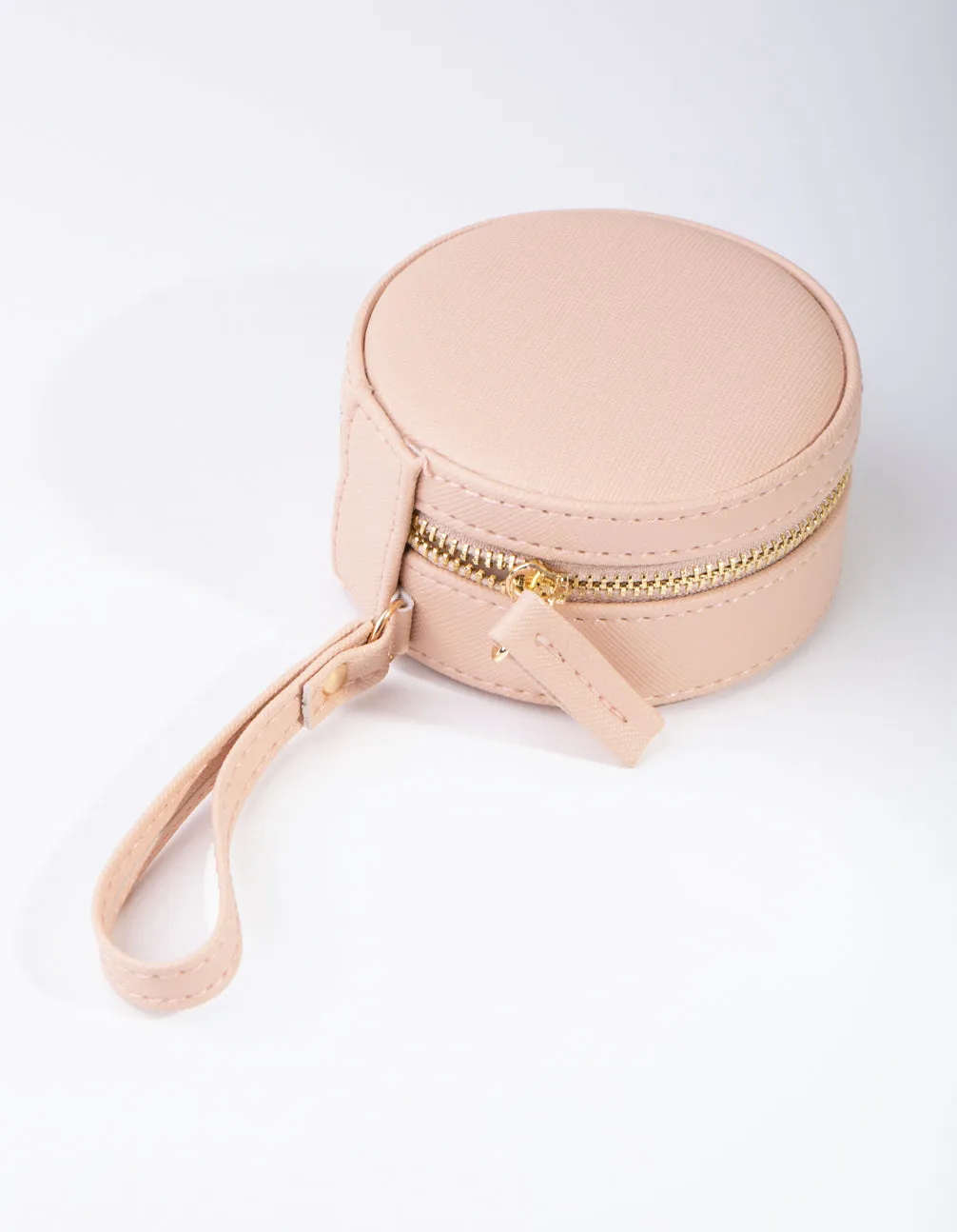 Blush Round Jewellery Box