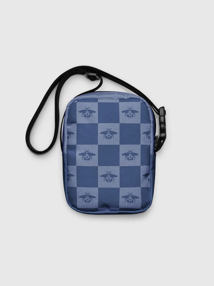 Bridgerton Bee Checkered Crossbody Bag