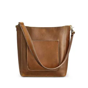 Bucket Leather Tote Bag