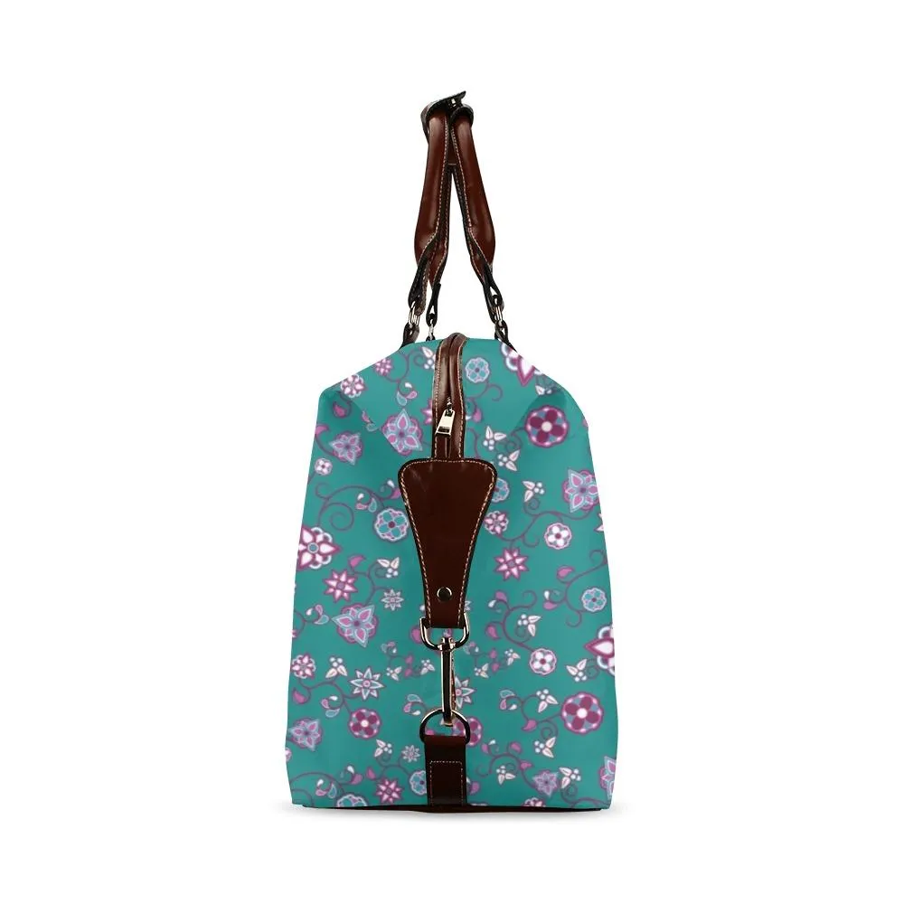 Burgundy Bloom Classic Travel Bag