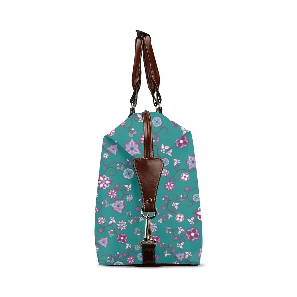 Burgundy Bloom Classic Travel Bag