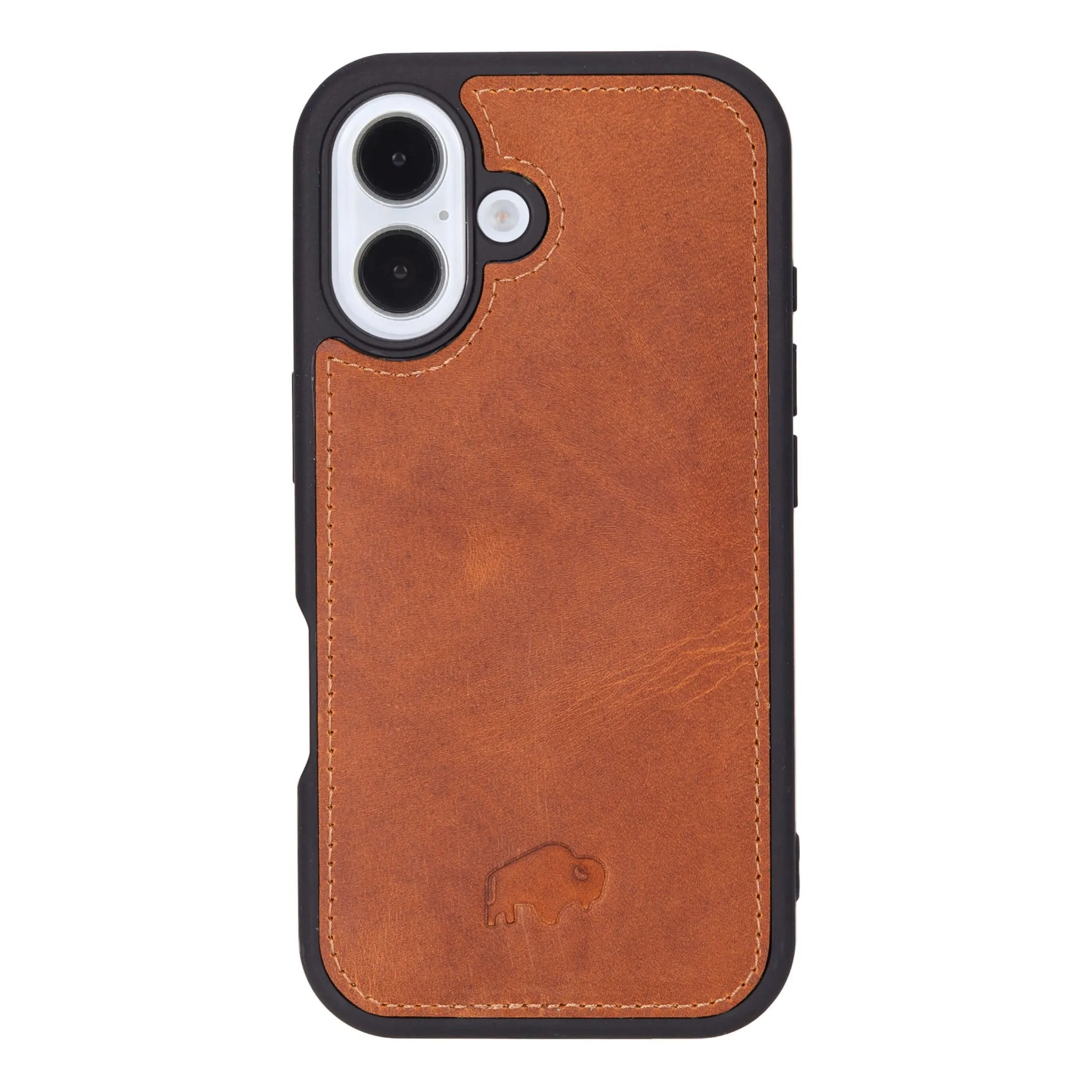 Carter iPhone 16 Wallet Case, Golden Brown