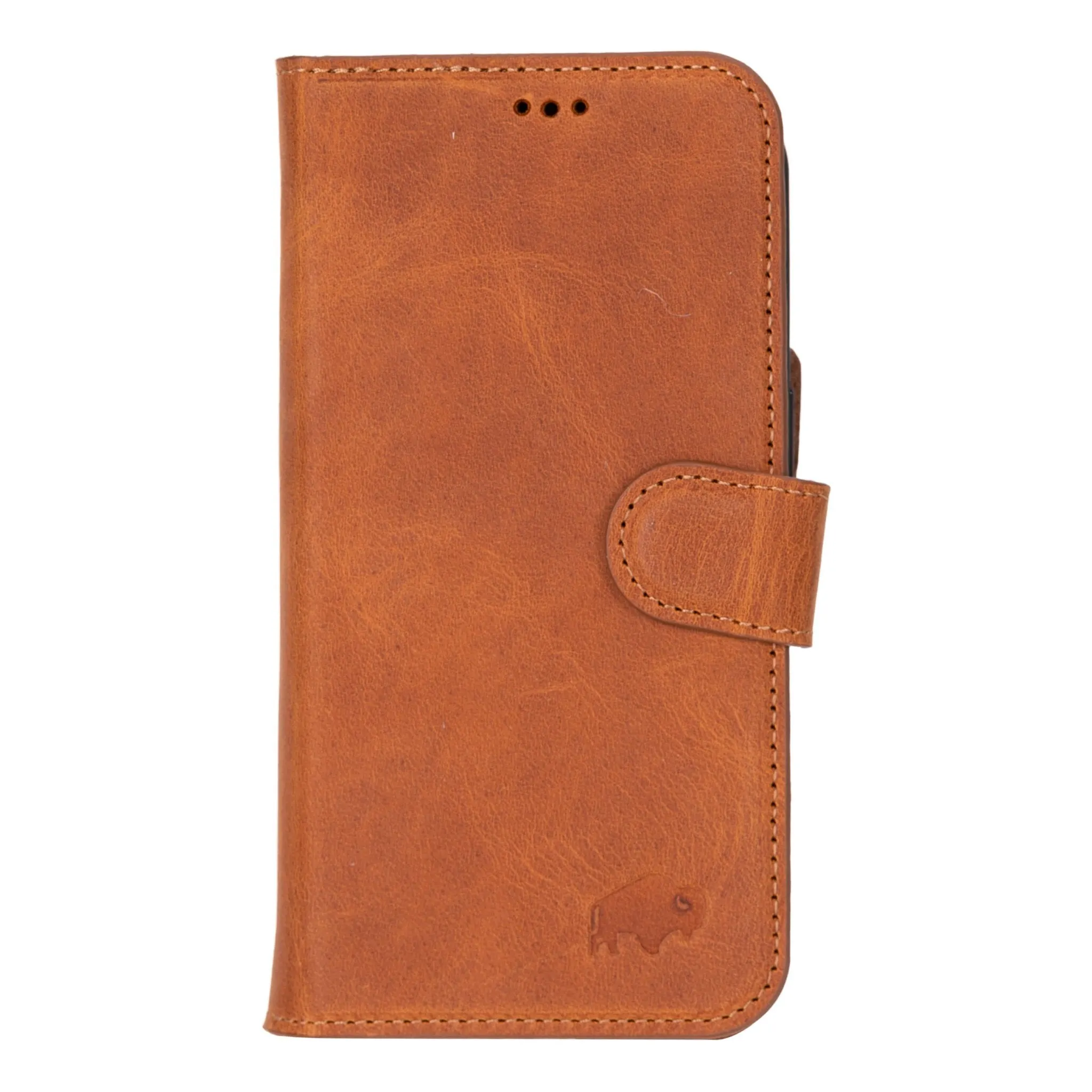 Carter iPhone 16 Wallet Case, Golden Brown