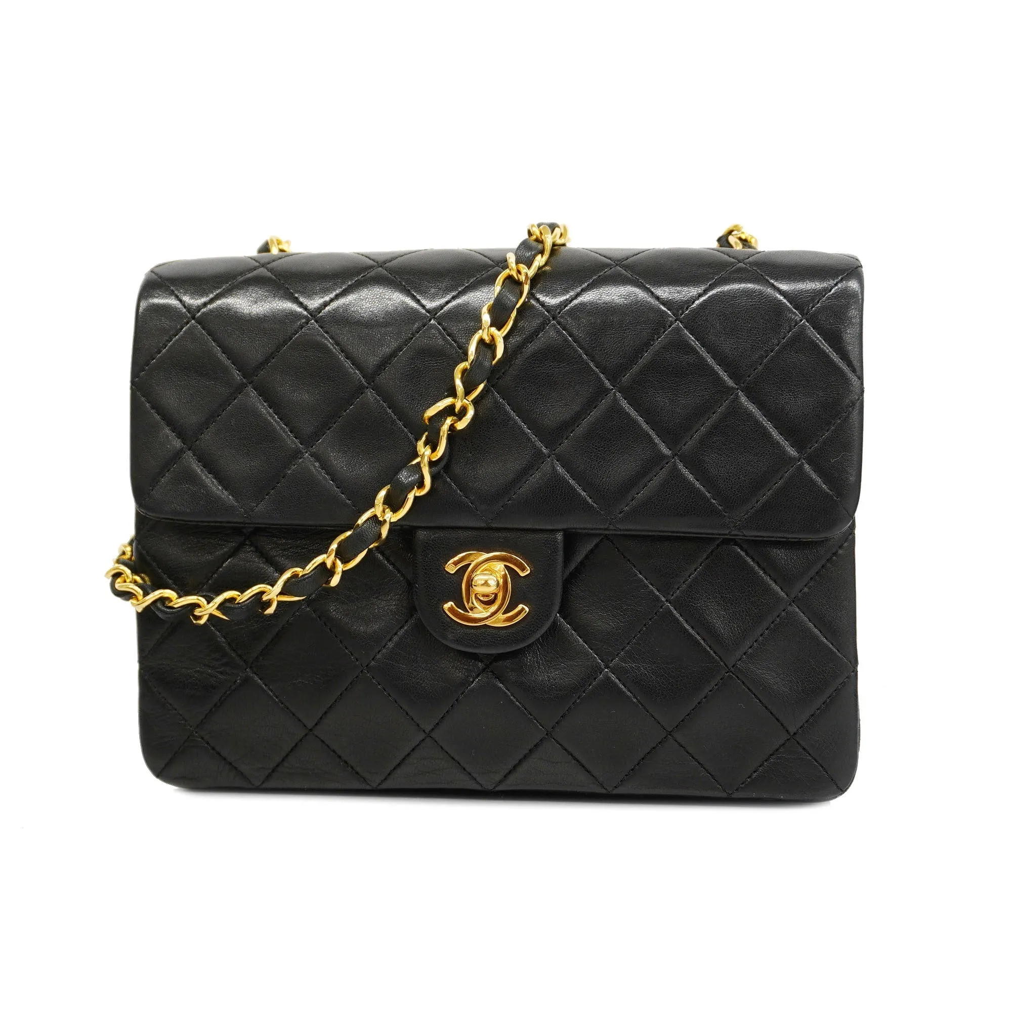 CHANEL  Matelasse Diana Flap Chain Shoulder Women's Leather Shoulder Bag