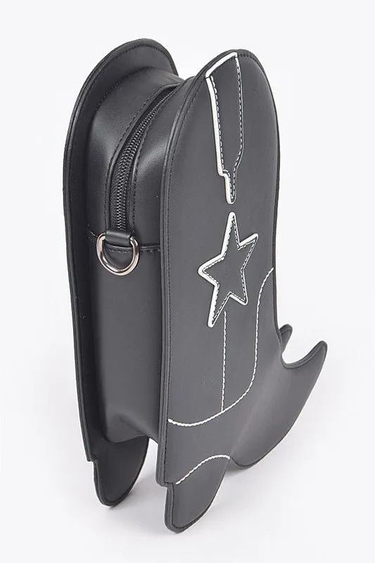 Chic Cowboy Boots Iconic Swing Bag