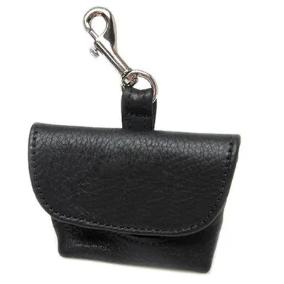 Classic Leather Poop Bag Holder