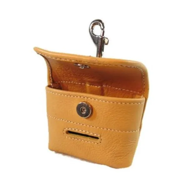 Classic Leather Poop Bag Holder