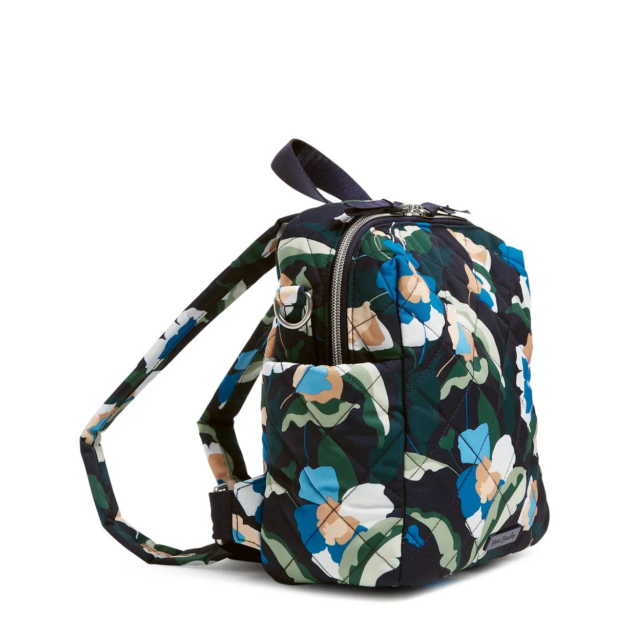 Convertible Small Backpack - Immersed Blooms