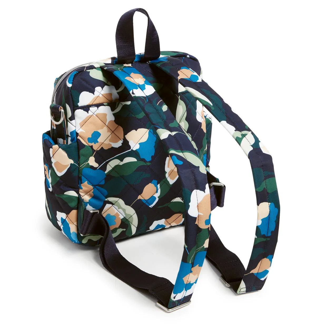 Convertible Small Backpack - Immersed Blooms