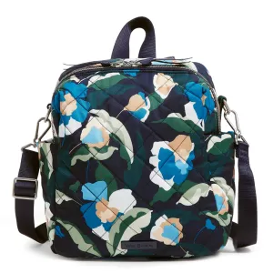 Convertible Small Backpack - Immersed Blooms