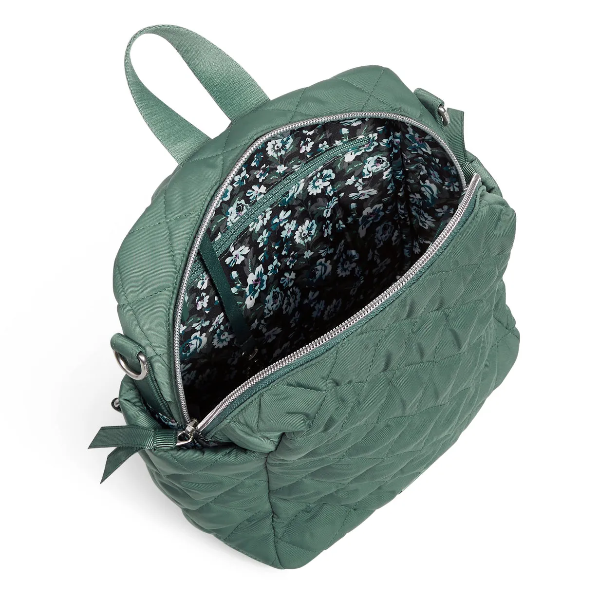 Convertible Small Backpack - Olive Leaf