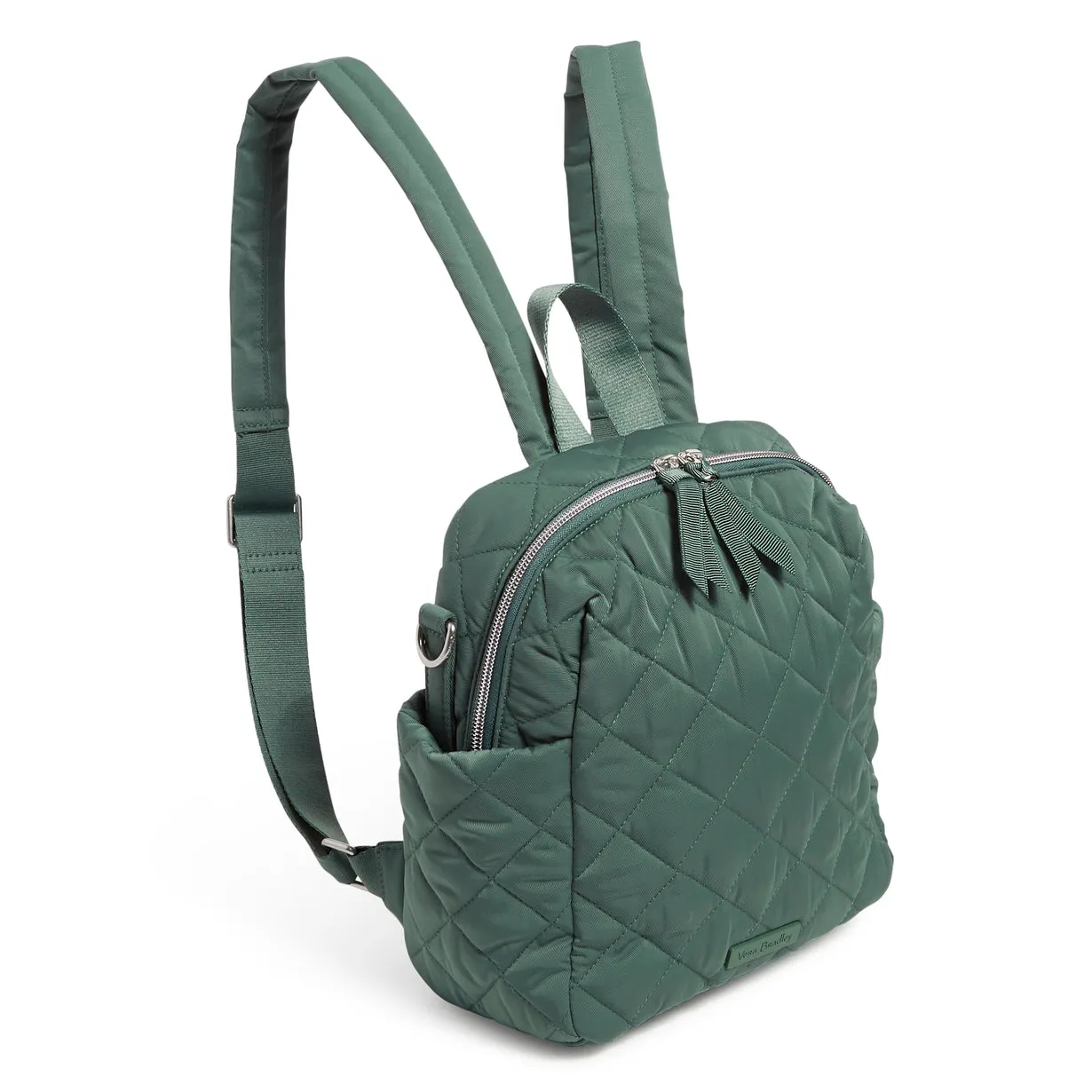 Convertible Small Backpack - Olive Leaf