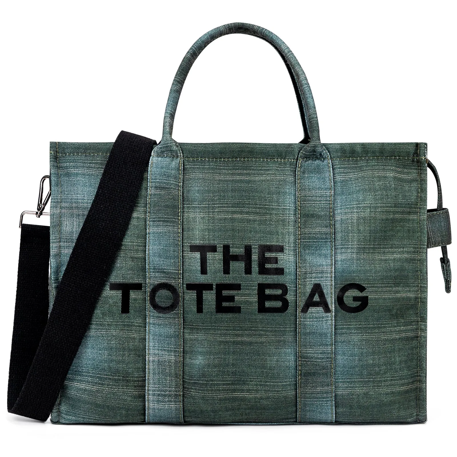 Denim Canvas Tote Bag for Women