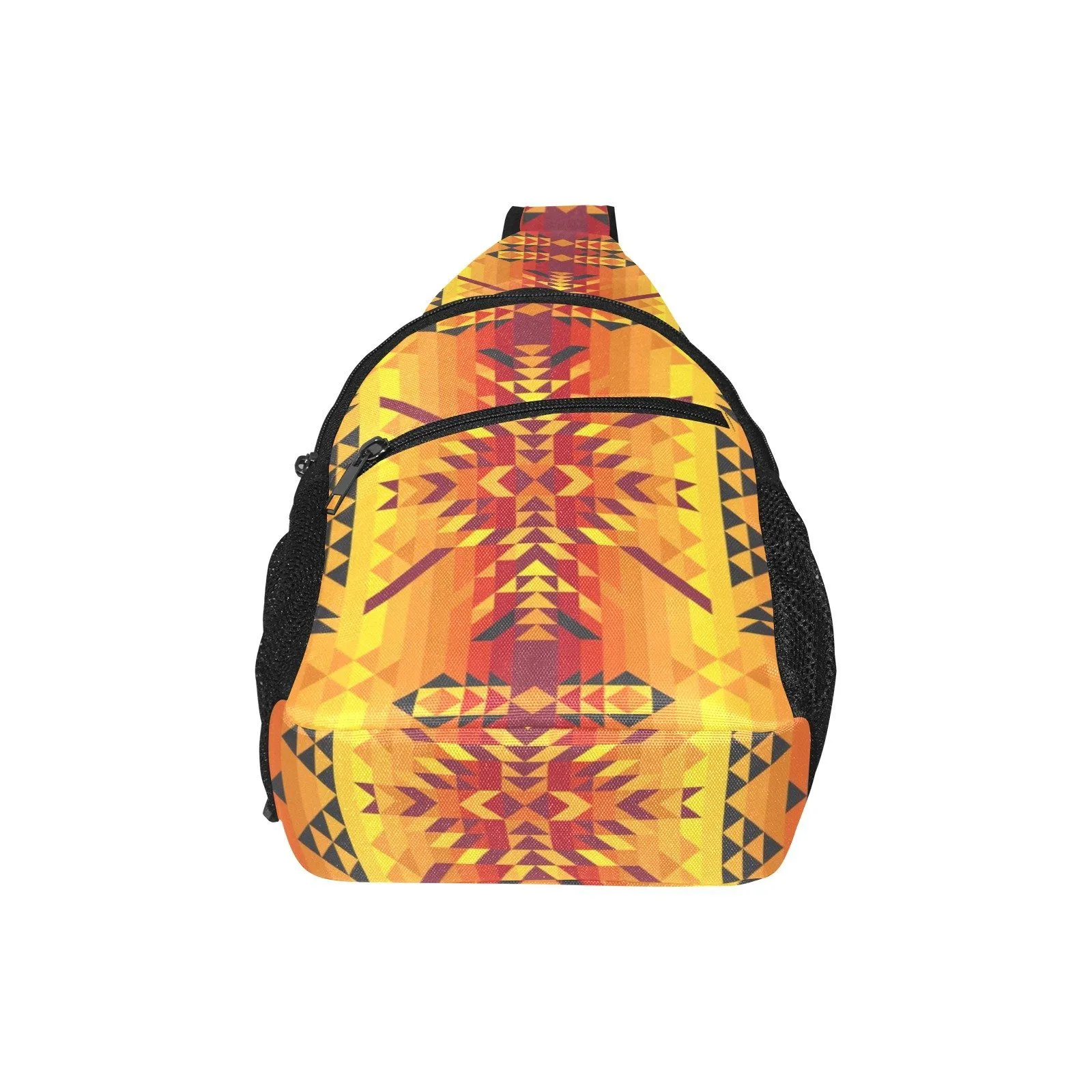 Desert Geo Yellow Red Chest Bag