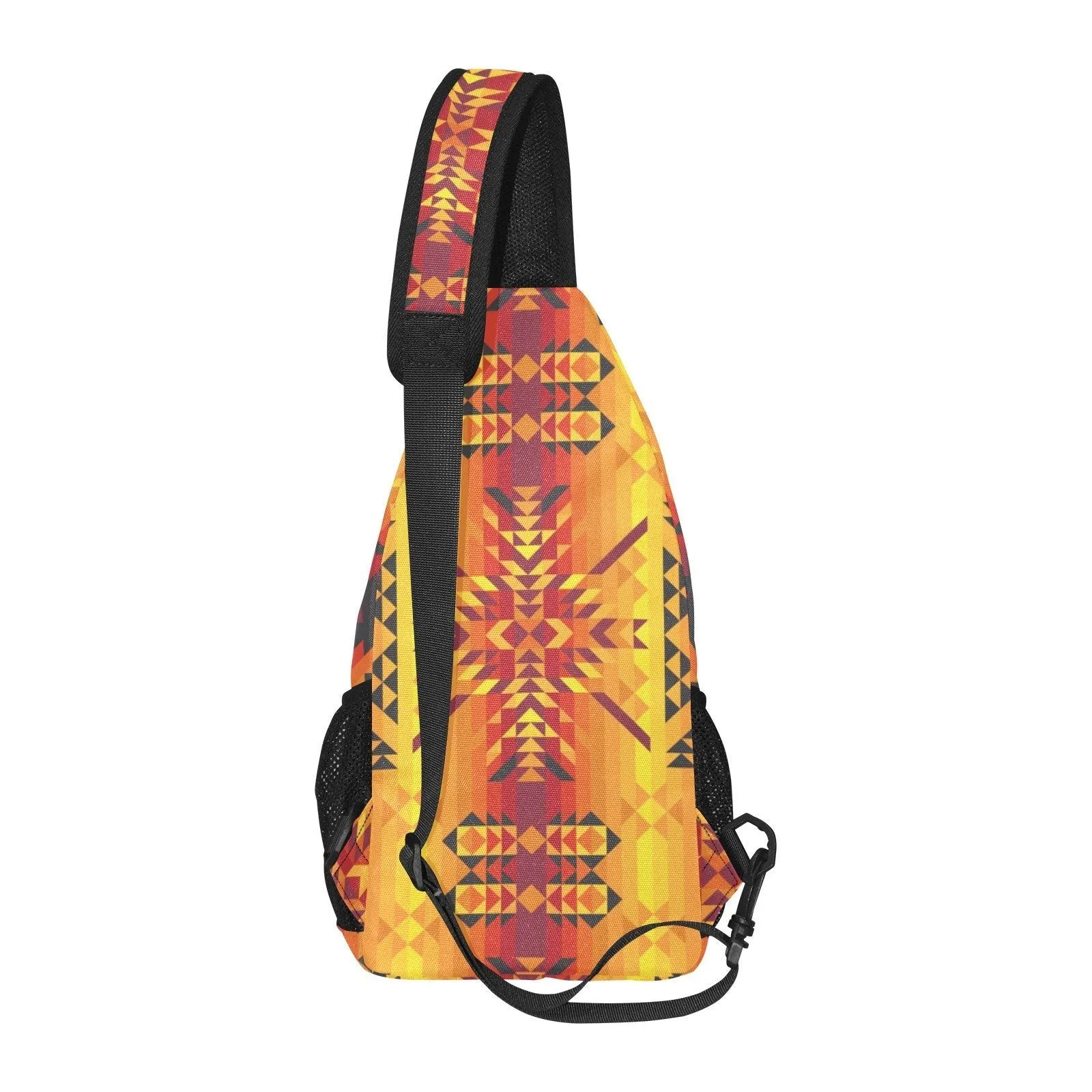 Desert Geo Yellow Red Chest Bag