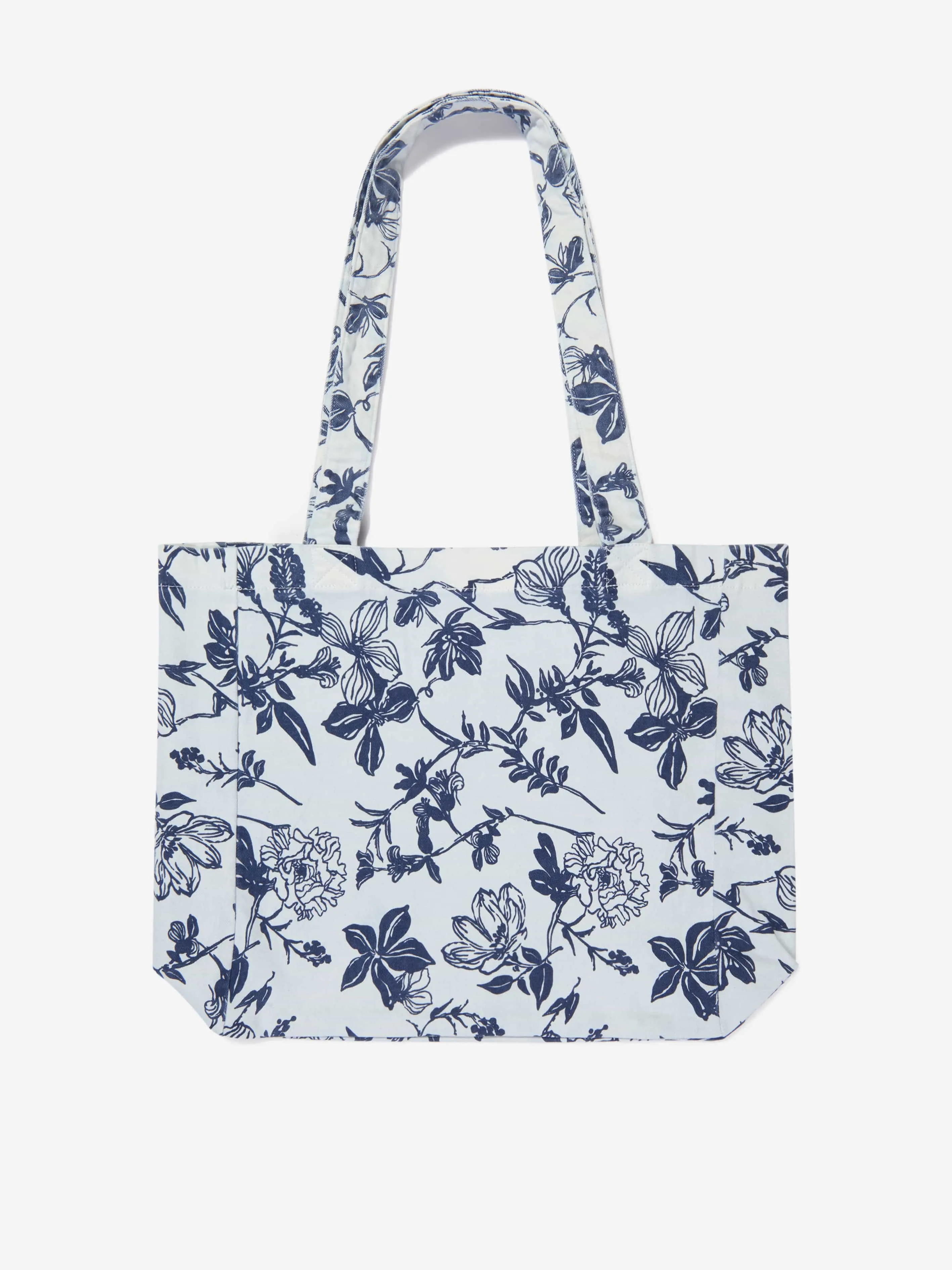 DL1961 Girls Floral Tote Bag in White