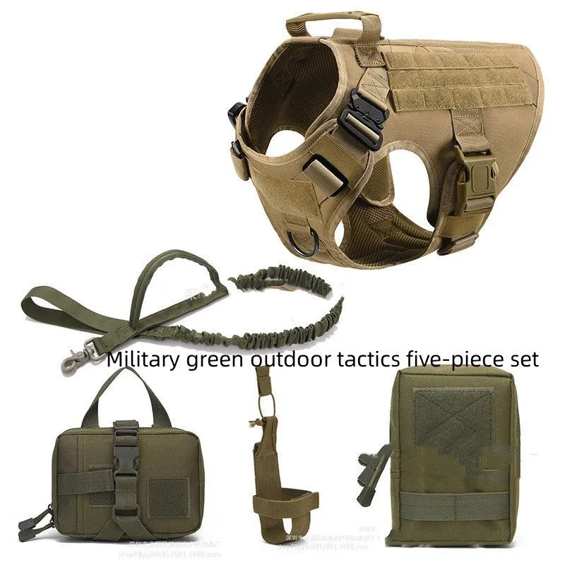 Dog Harness Easy Walk Vest Set | Tactical Dog Harness And Leash