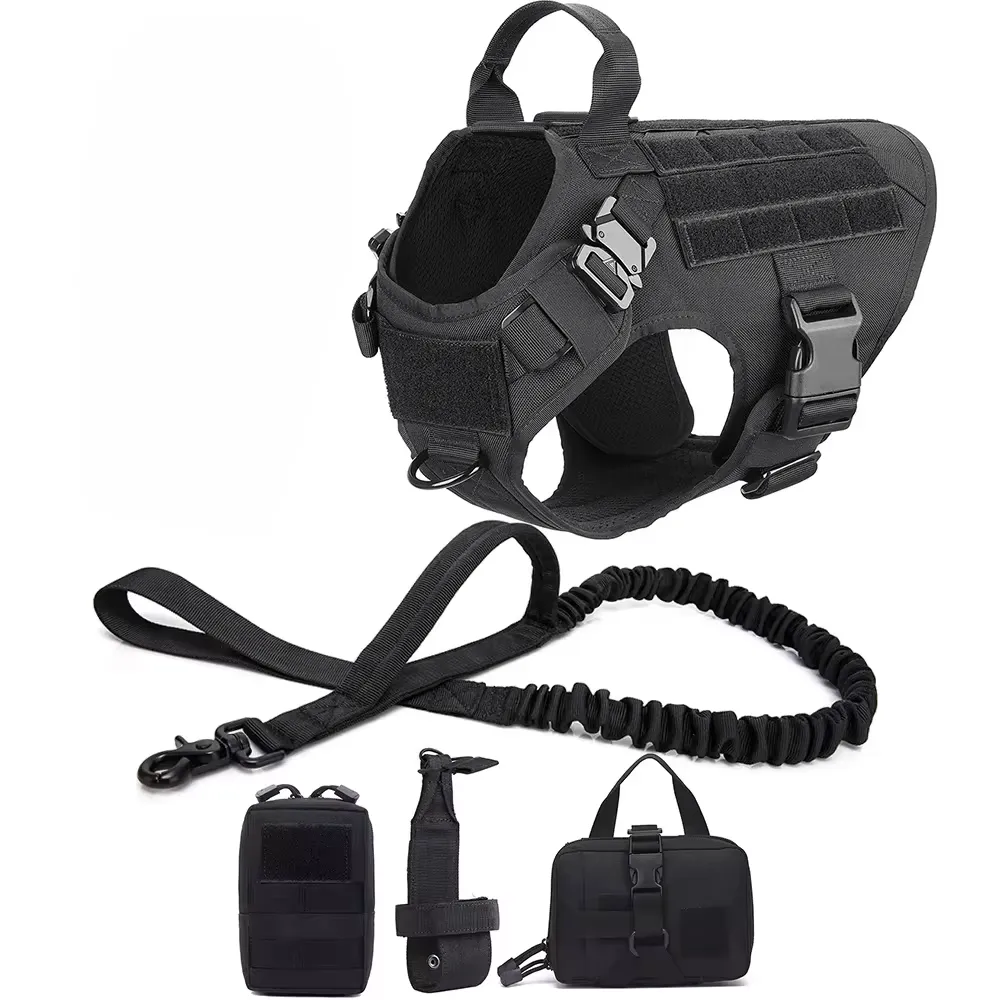 Dog Harness Easy Walk Vest Set | Tactical Dog Harness And Leash