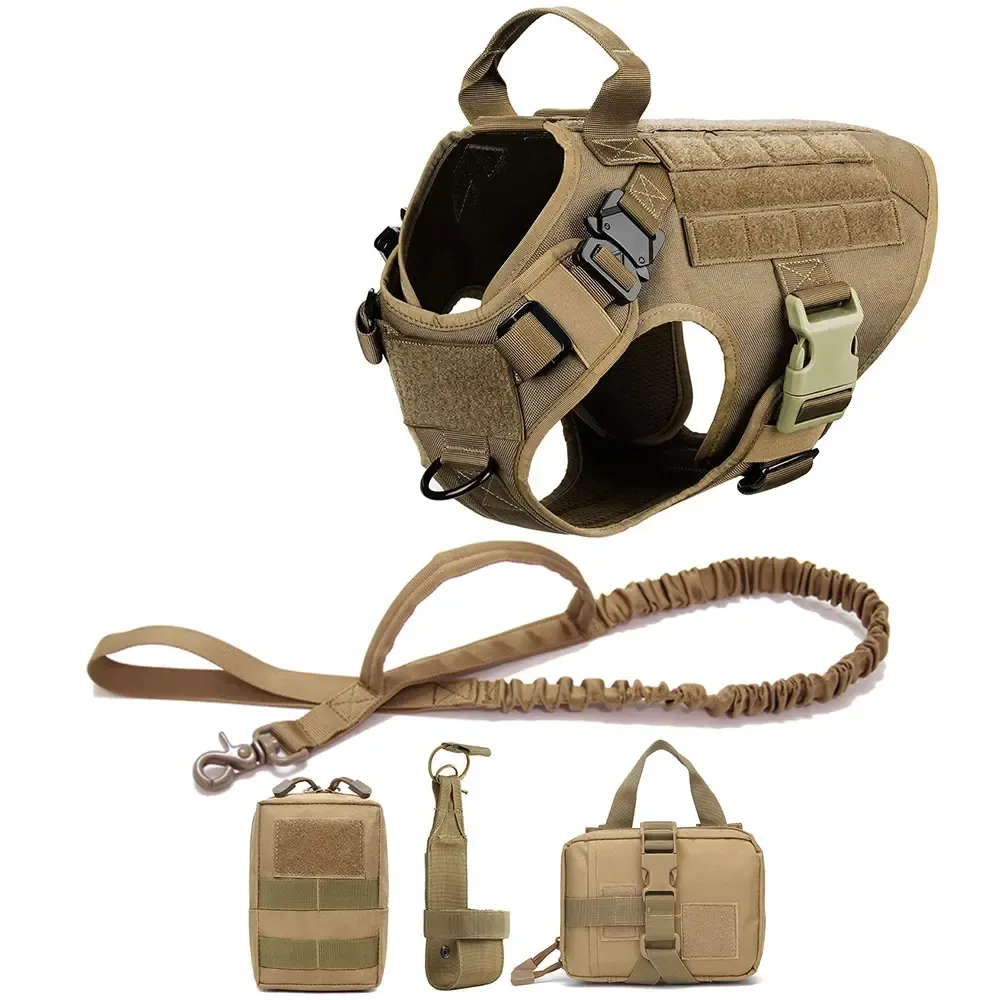 Dog Harness Easy Walk Vest Set | Tactical Dog Harness And Leash