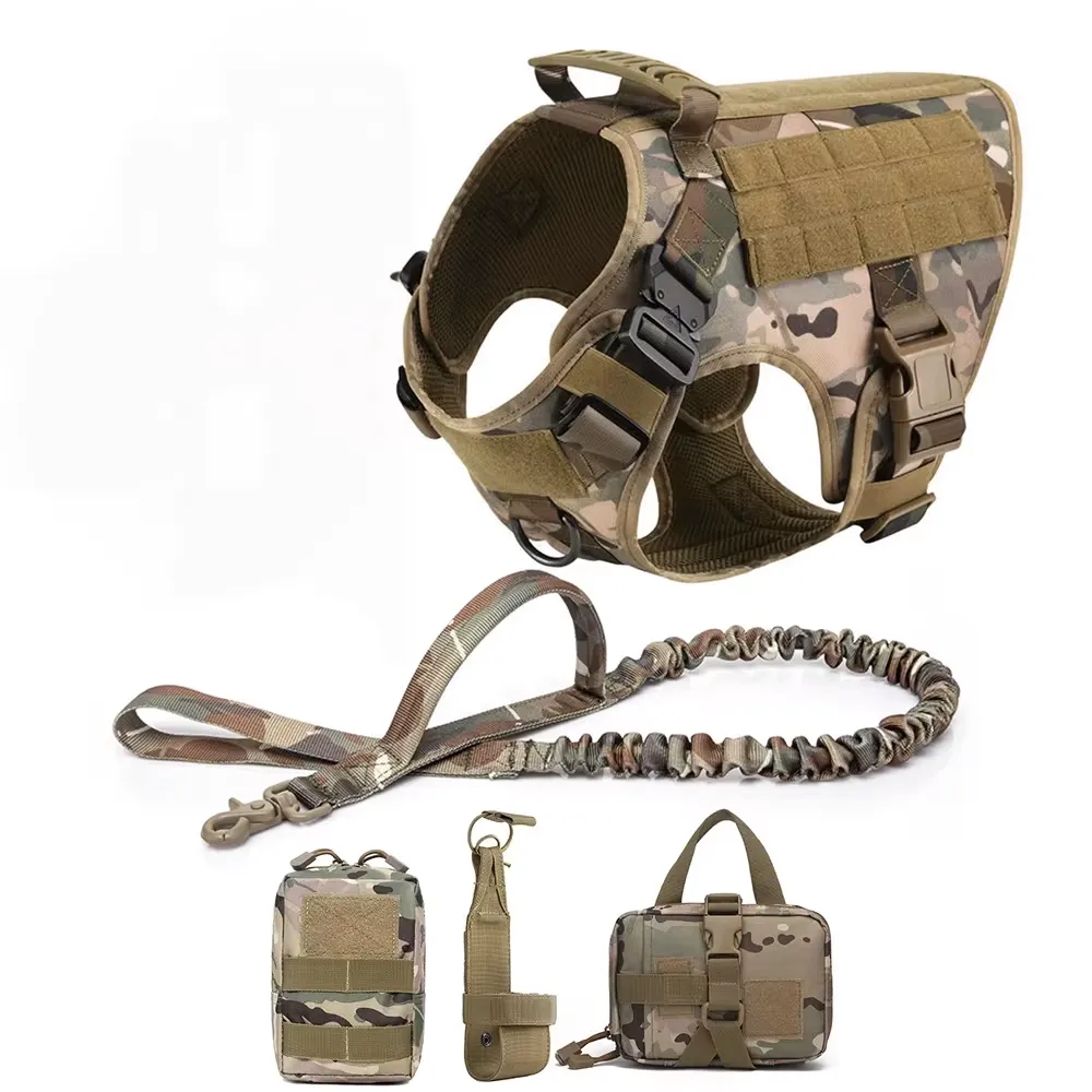 Dog Harness Easy Walk Vest Set | Tactical Dog Harness And Leash