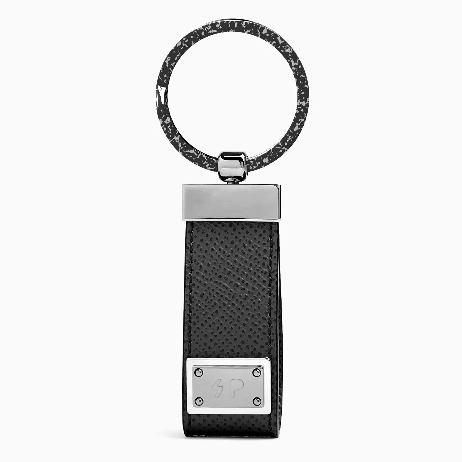 Durable Stylish Key Rings (Snowflake Black)