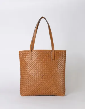 Georgia Woven Leather Tote Bag