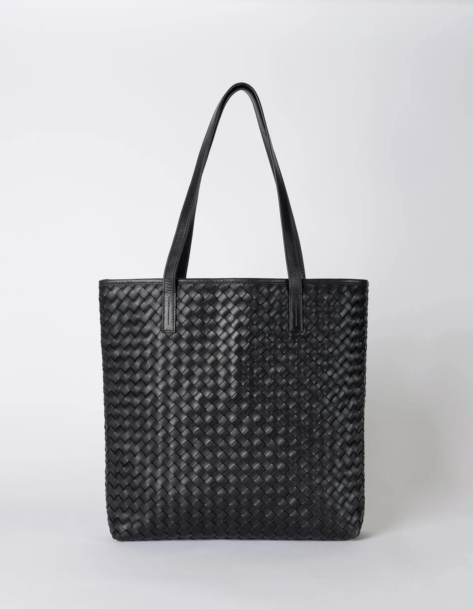 Georgia Woven Leather Tote Bag