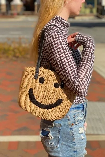 Happy Vibes Bucket Bag