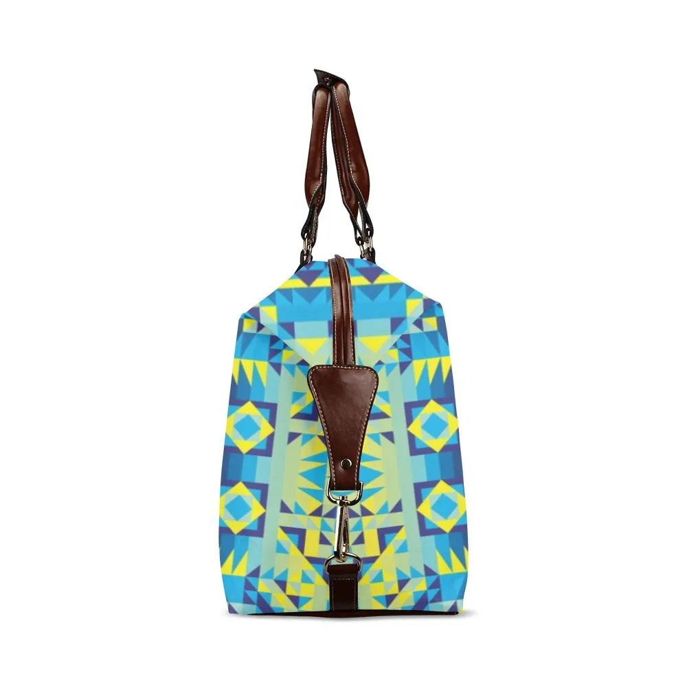 Kaleidoscope Jaune Bleu Classic Travel Bag