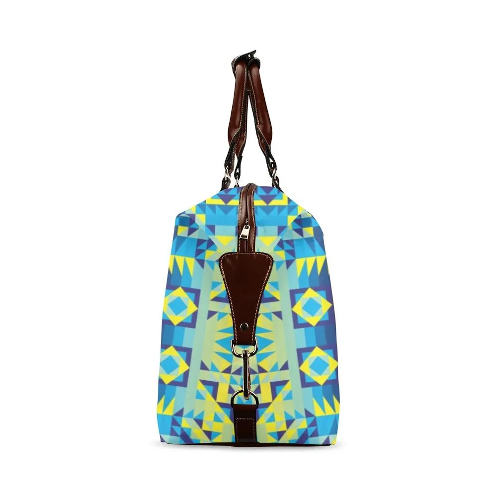 Kaleidoscope Jaune Bleu Classic Travel Bag