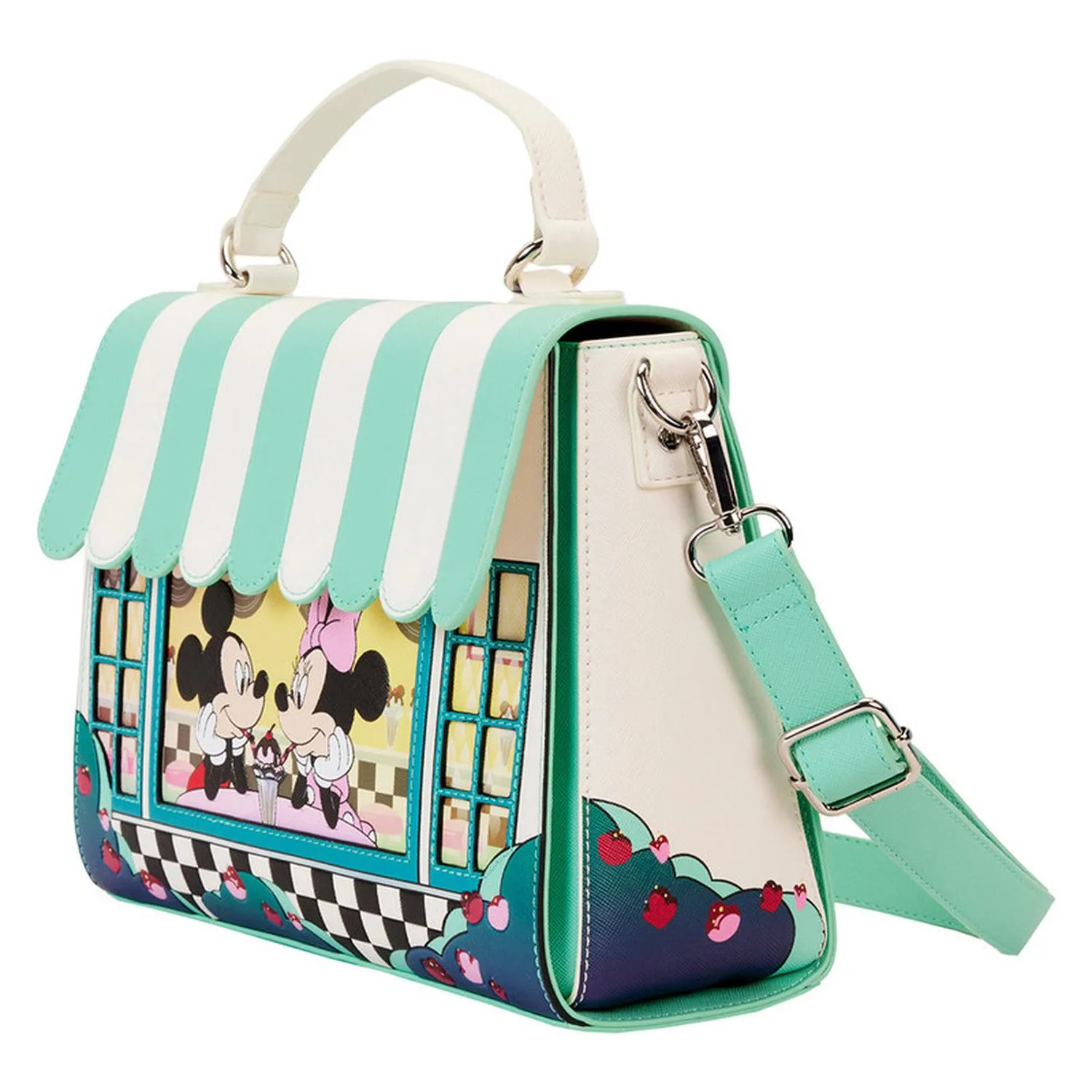 Loungefly Crossbody Date Night Diner Mickey Mouse And Friends