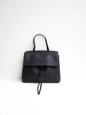 Mansur Gavriel Mini Ladybag, Tumbled, Black