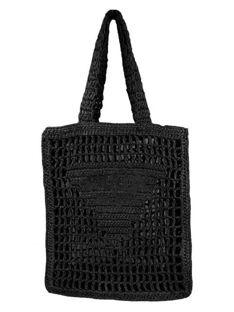 Market Chic Crochet Tote Bag