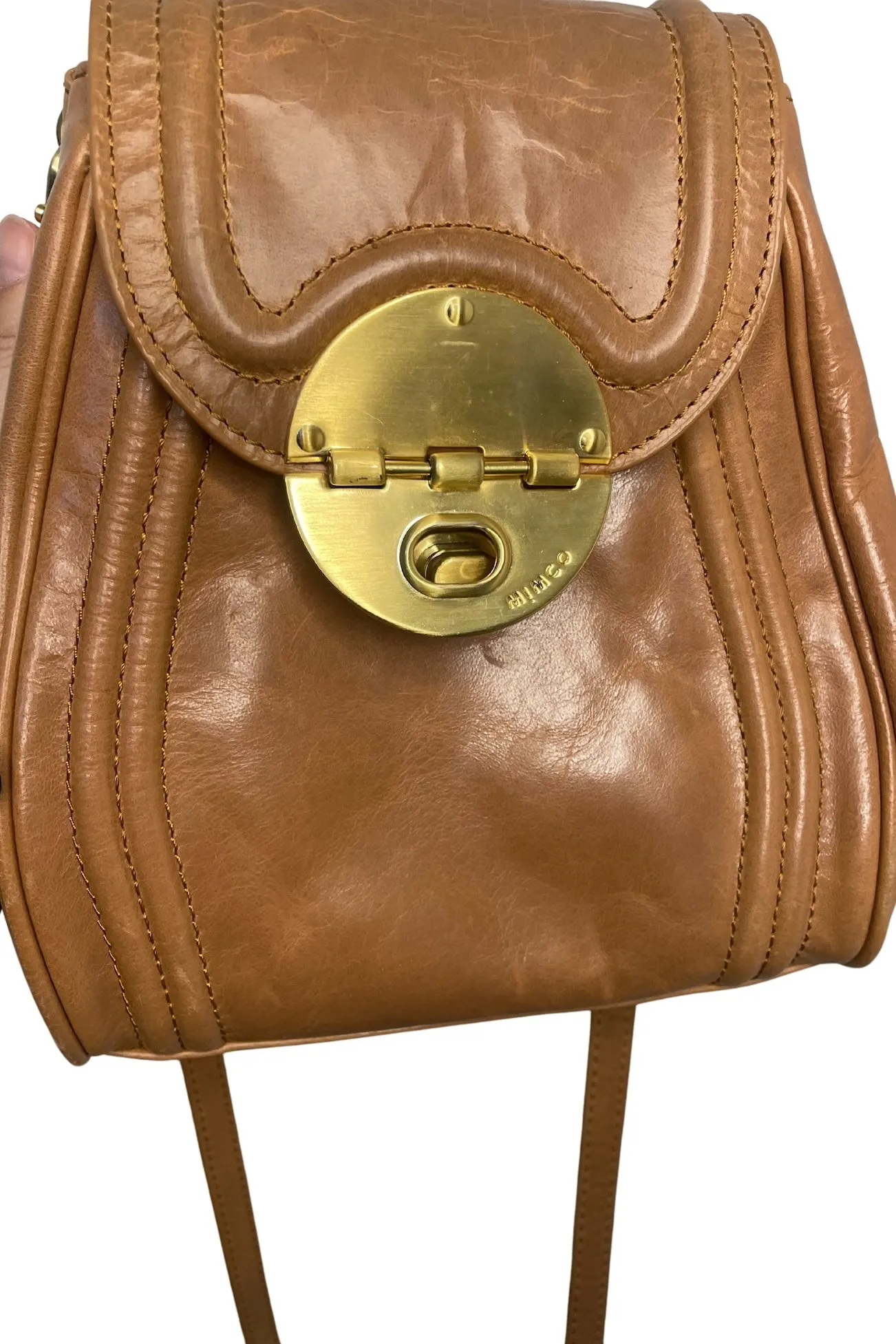 Mimco Tan Leather Bag