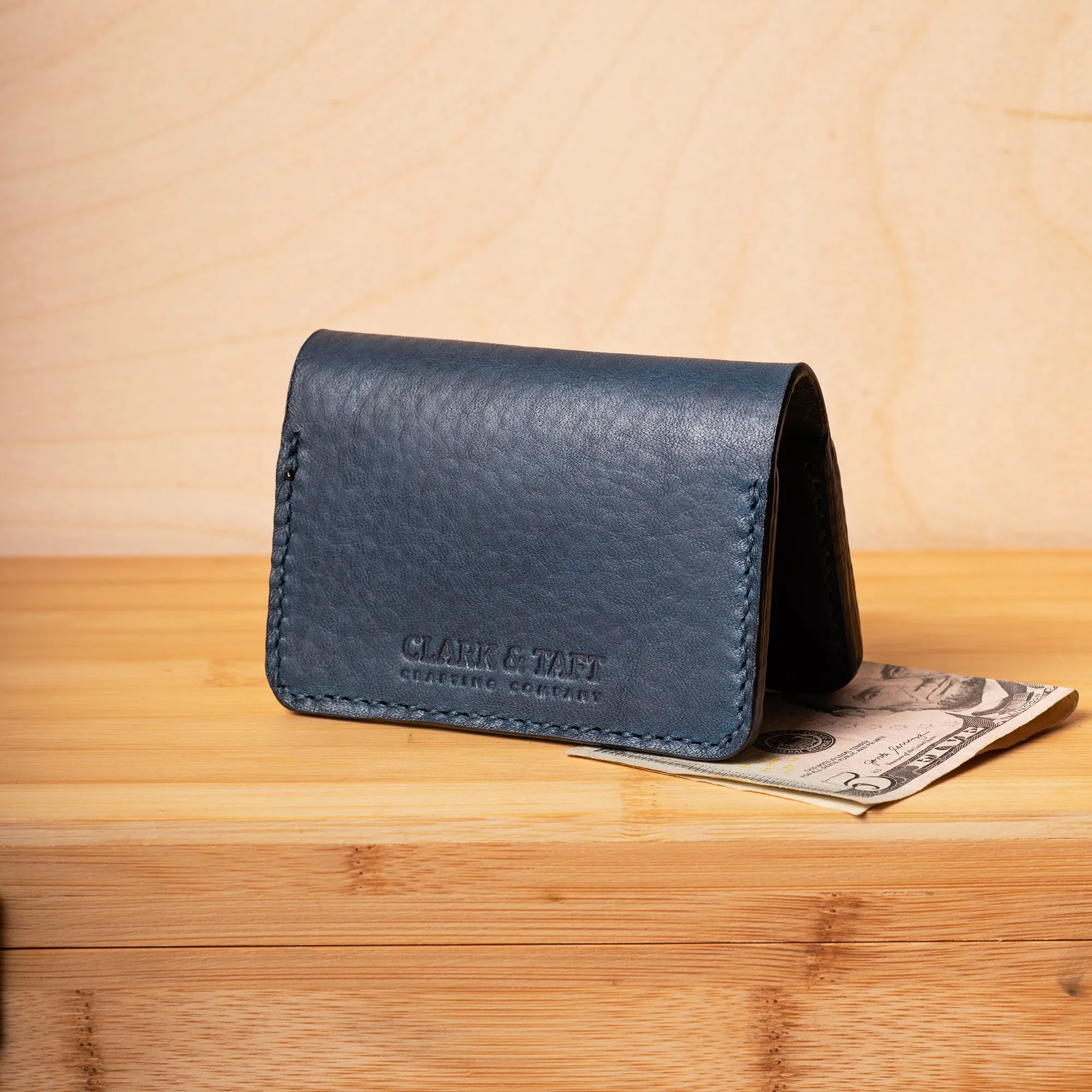 Minimal Leather Bifold Wallet