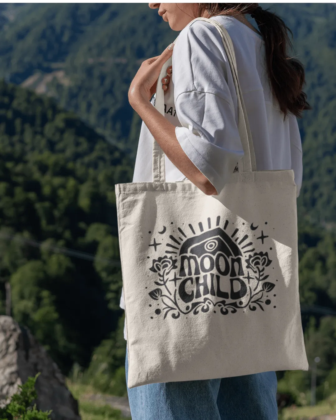 Moon Child Tote Bag