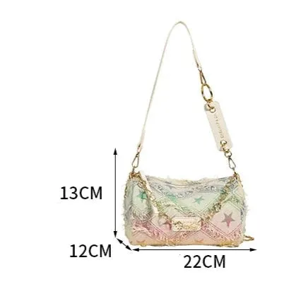 Niche Design Fashion Versatile Chain Cloth Bag