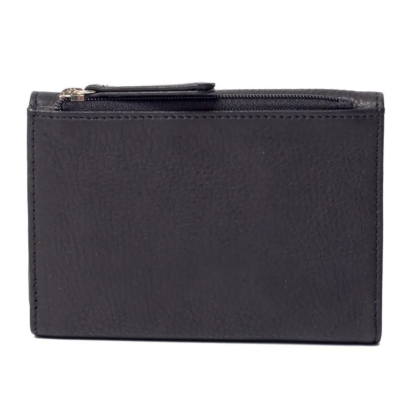 Osgoode Marley Women's Leather RFID Blocking Tri-Fold Snap Wallet