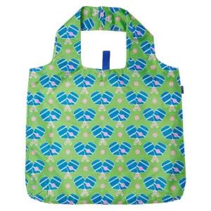 Pickleball Fun blu Bag Reusable Shopping Bag-Machine washable