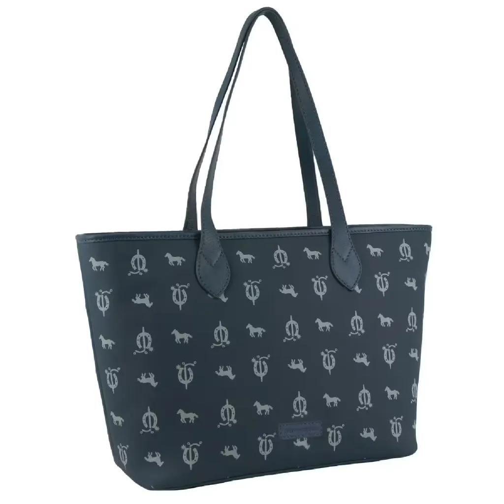 Pierre Cardin Tote Bag Equestrian Print