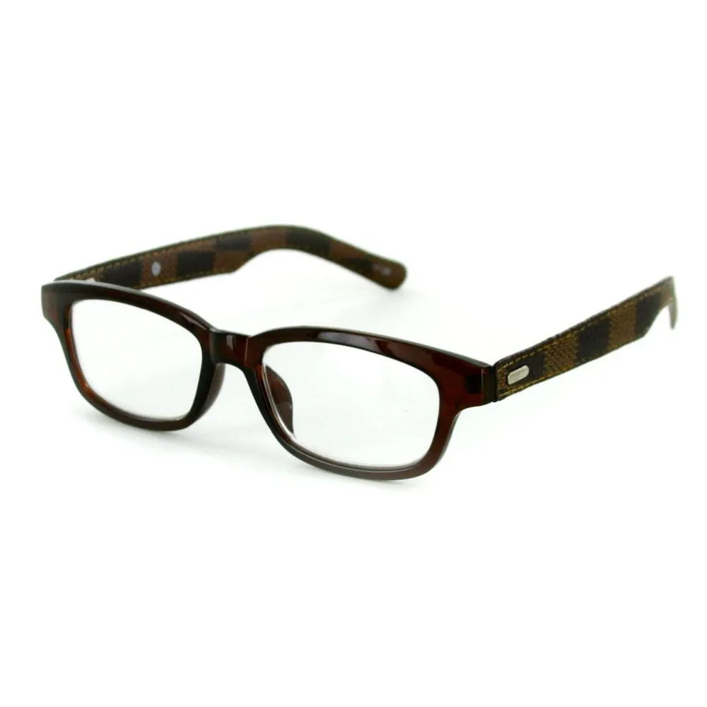 "Milan"  Men's Trendy Wide Fit Fashion Reading Glasses