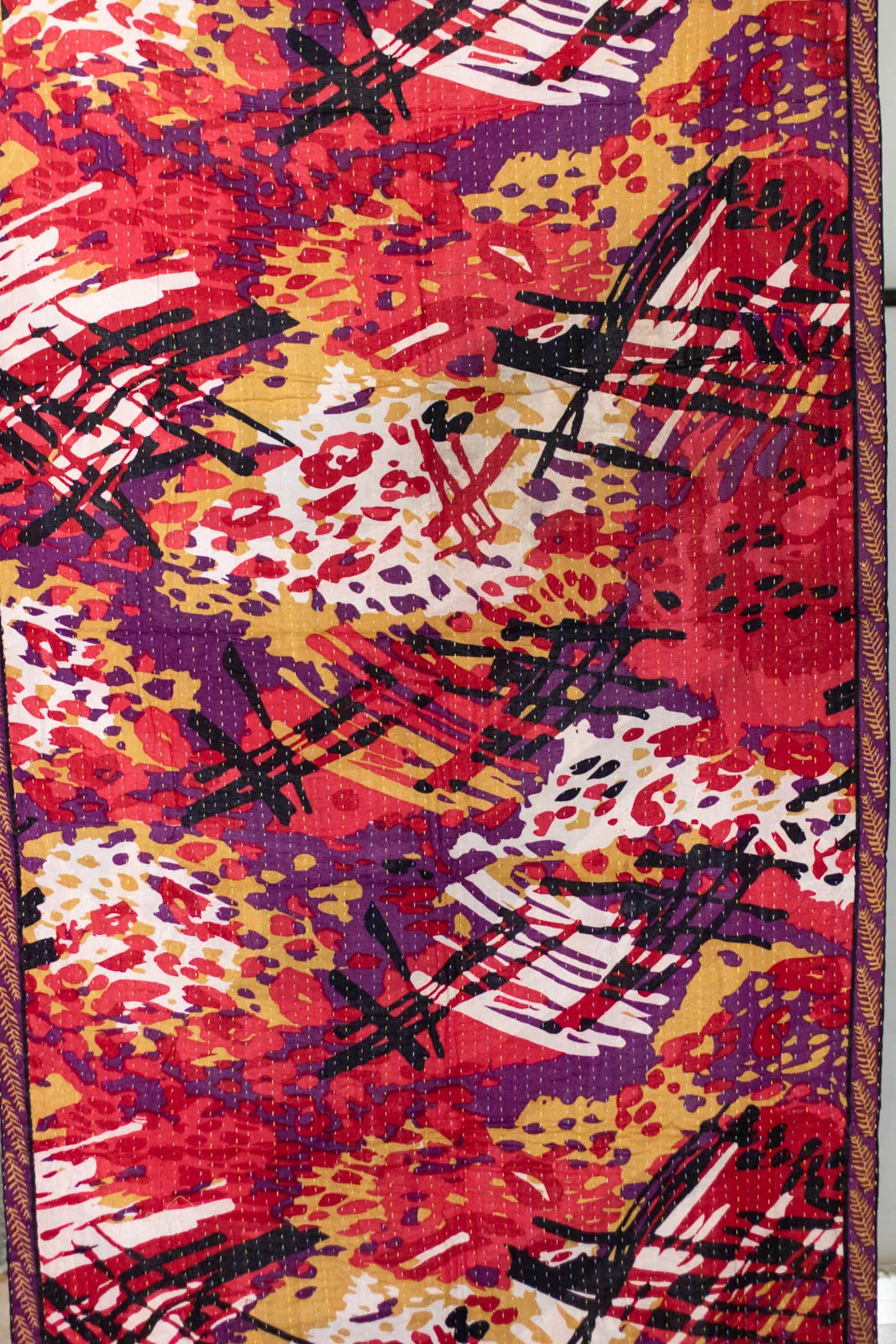 Relief Kantha Throw