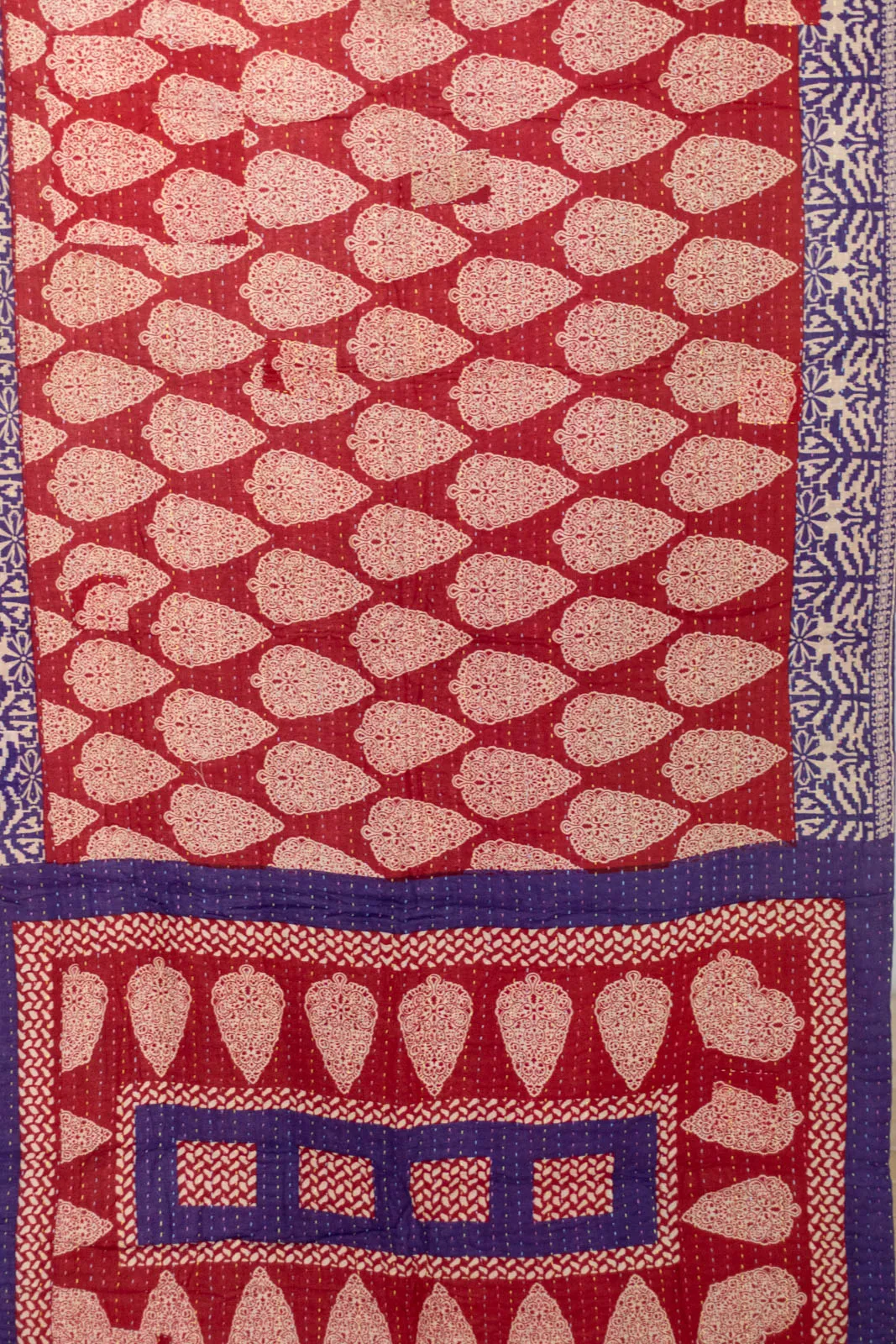 Relief Kantha Throw