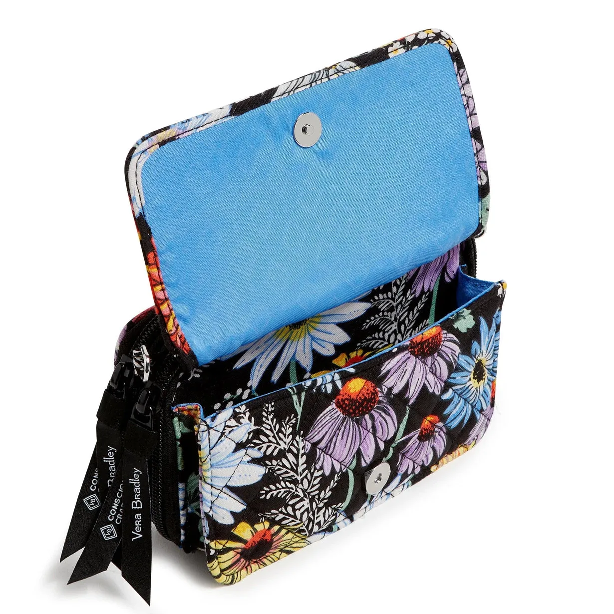 RFID All in One Crossbody - Daisies